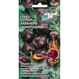 Перец острый Хабанеро шоколадный 6шт Седек, фото 