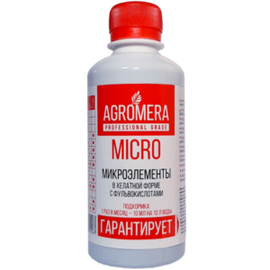 АгроМЕРА МИКРО — основные микроэлементы в хелатной форме с фульвокислотами для всех растений, 250мл, фото 